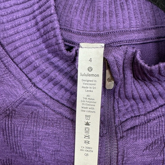 SOLD ON INSTA Lululemon Rest Less 1/2 zip - Picture 4 of 4